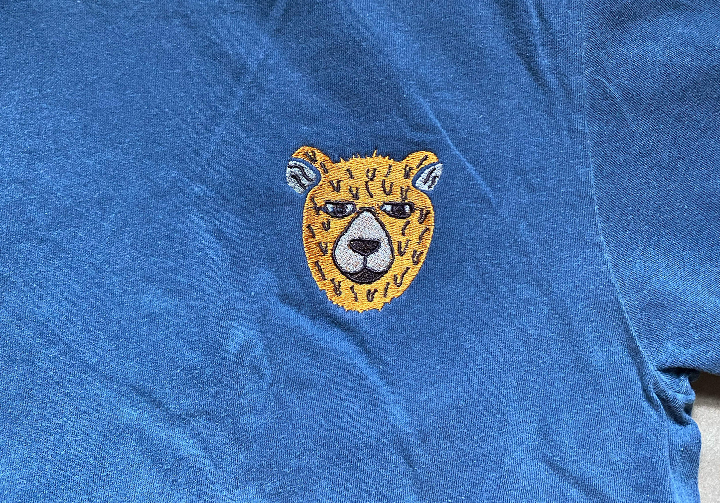 Bear Print Heavyweight Short Sleeve T-Shirt