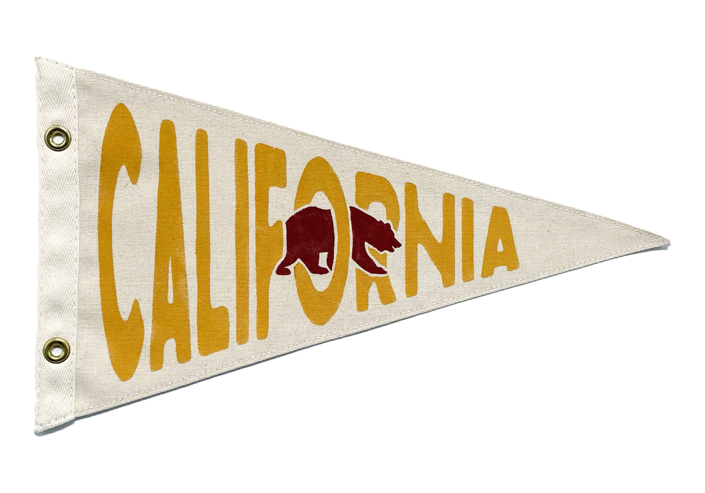 California Bear Canvas Pennant