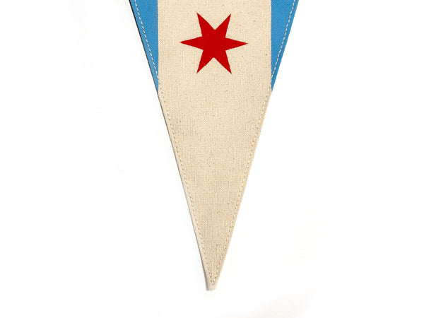 Chicago Flag Vintage-Inspired Pennant