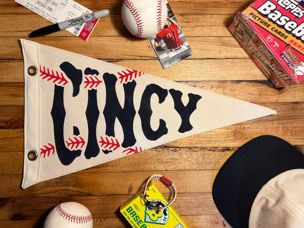 Cincy Baseball Vintage-Inspired Pennant