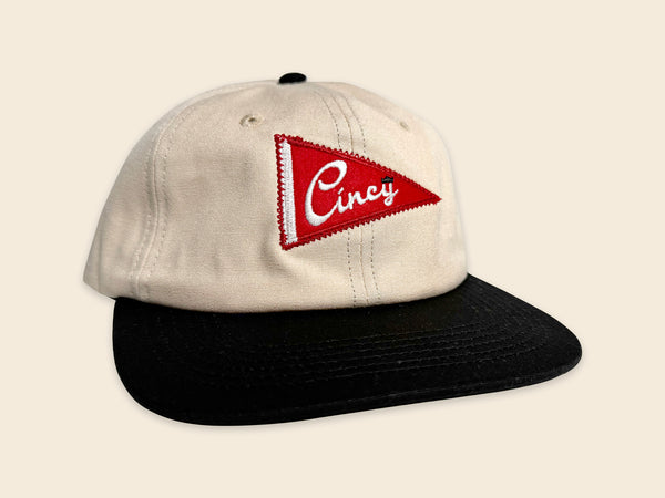 Cincy Felt Patch Hat