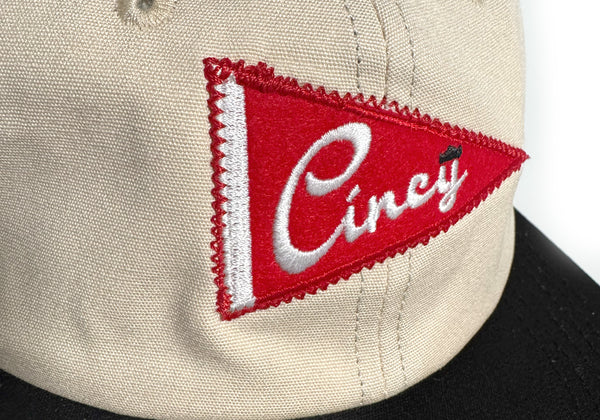 Cincy Felt Patch Hat