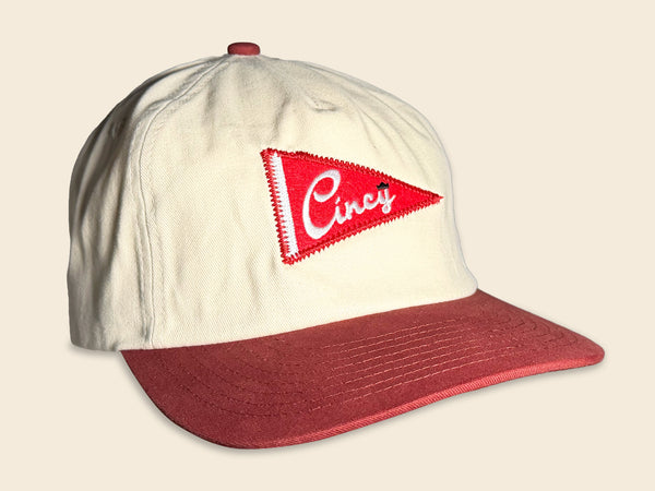 Cincy Felt Patch Hat