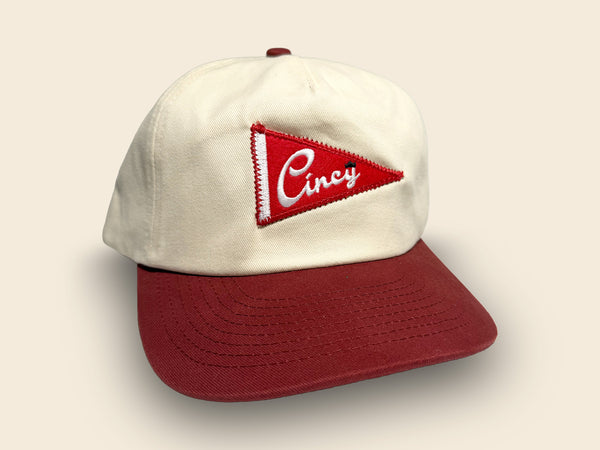 Cincy Felt Patch Hat