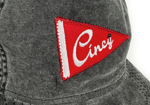 Cincy Felt Patch Hat