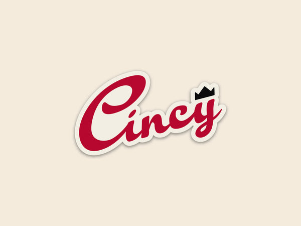 Cincy Queen City 3" Sticker