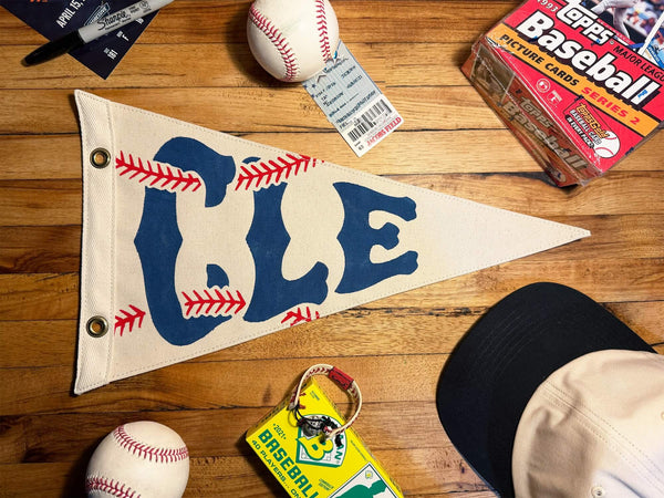 CLE Baseball Vintage-Inspired Pennant