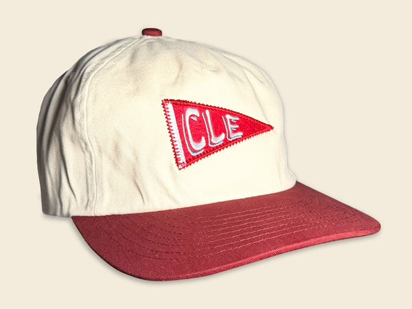 Cleveland Pennant Felt Patch Hat