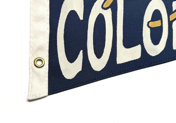 Colorado Mountain Vintage-Inspired Pennant