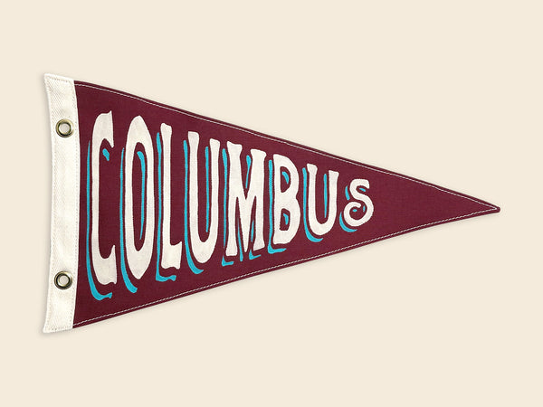 Columbus Vintage-Inspired Pennant