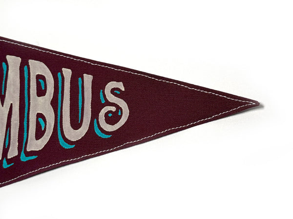 Columbus Vintage-Inspired Pennant