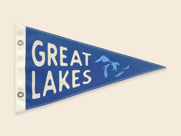 Great Lakes Vintage-Inspired Pennant