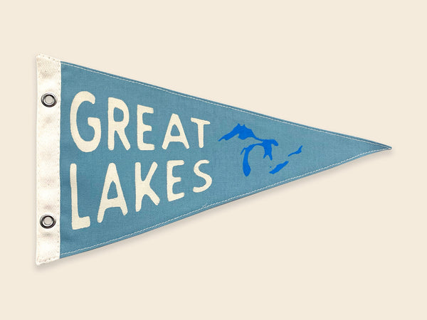 Great Lakes Vintage-Inspired Pennant