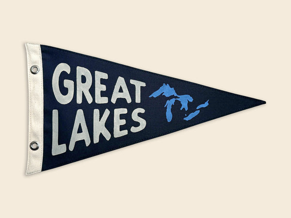 Great Lakes Vintage-Inspired Pennant
