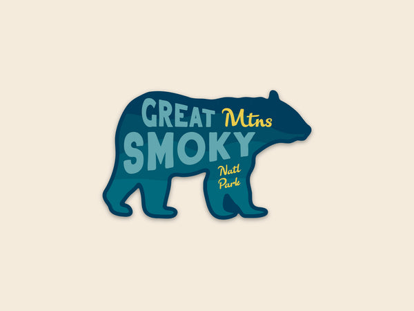 Great Smoky Mountains National Park 3" Sticker