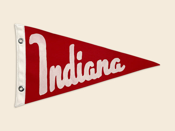 Indiana Vintage-Inspired Pennant