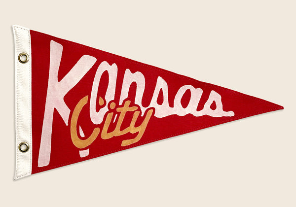 Kansas City Vintage-Inspired Pennant