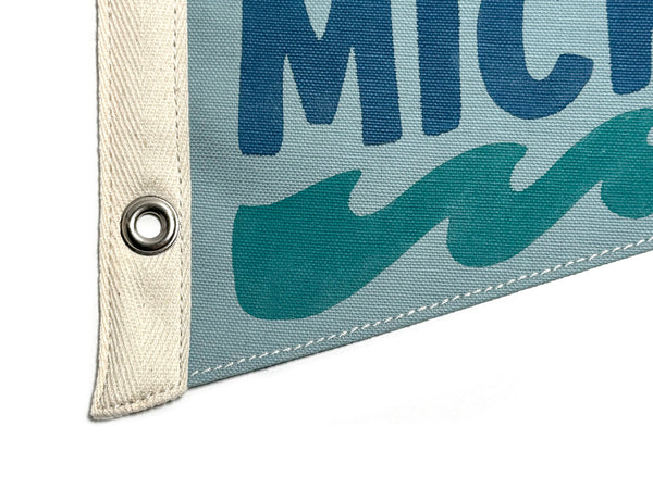Lake Michigan Vintage-Inspired Pennant