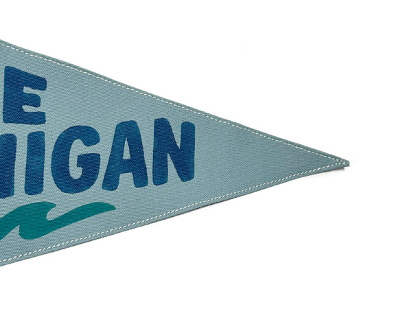Lake Michigan Vintage-Inspired Pennant