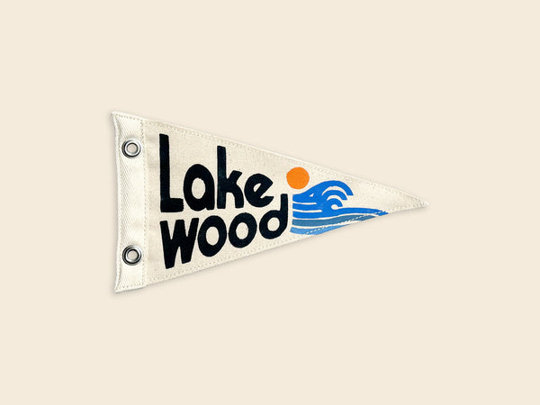 Lakewood City Waves Mini Pennant