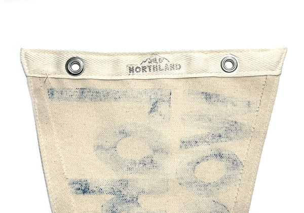 Lakewood Waves Vintage-Inspired Canvas Pennant