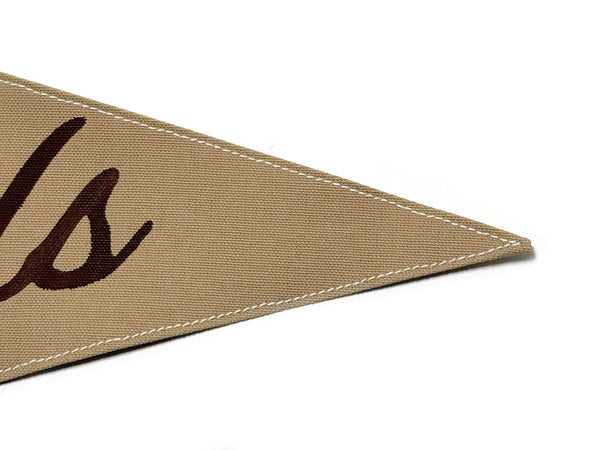 Locals Only Surf-Inspired Pennant
