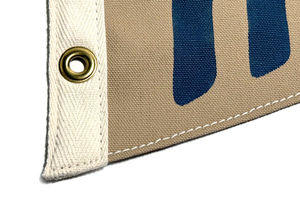Maine Script Canvas Pennant