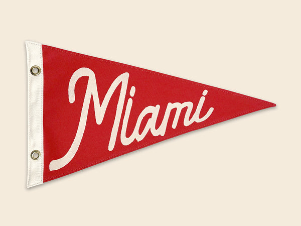Miami Vintage-Inspired Pennant