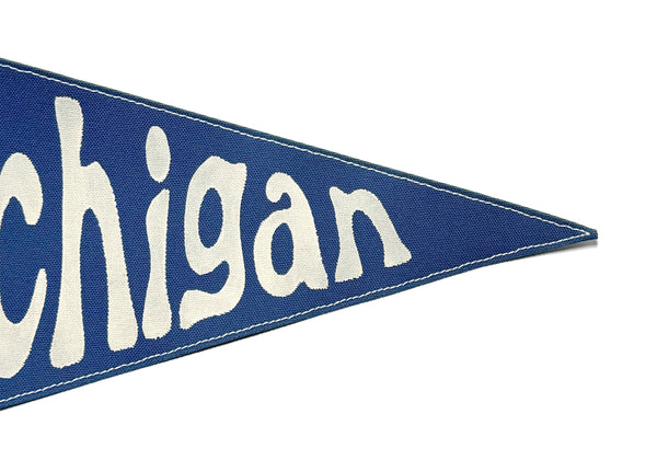 Michigan Tree Vintage-Inspired Pennant