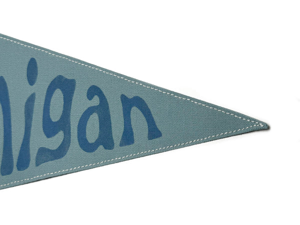 Michigan Tree Vintage-Inspired Pennant