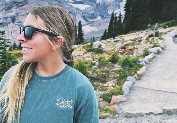 Mt. Rainier National Park Heavyweight Short Sleeve T-Shirt