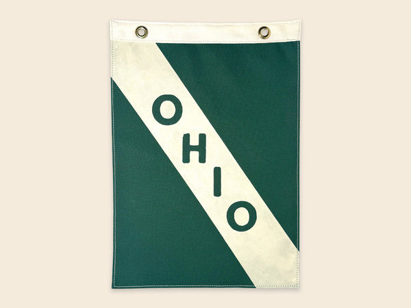 Ohio Vintage-Inspired Stripe Flag