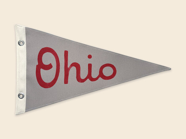 Ohio Script Vintage-Inspired Pennant
