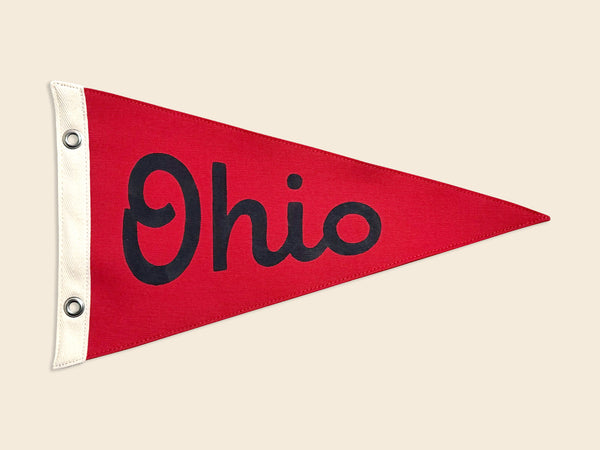 Ohio Script Vintage-Inspired Pennant