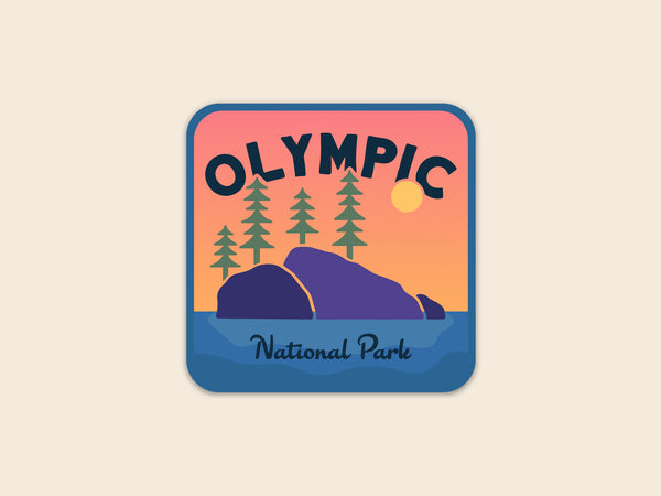 Olympic National Park 3" Sticker