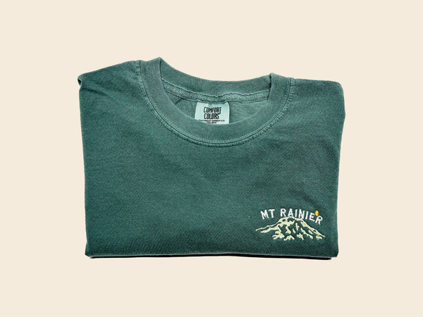 Mt. Rainier National Park Heavyweight Short Sleeve T-Shirt