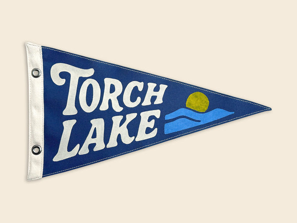 Torch Lake Vintage-Inspired Pennant