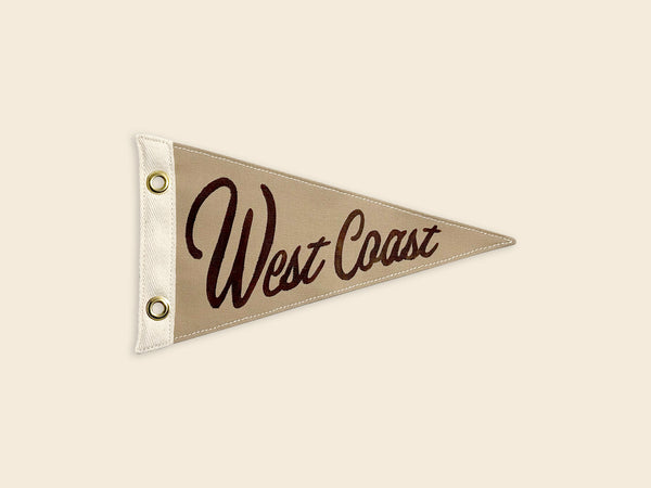 West Coast Surf-Inspired Mini Pennant