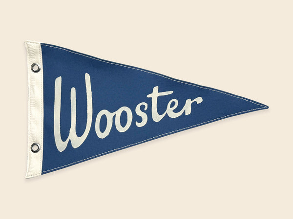 Wooster Vintage-Inspired Pennant