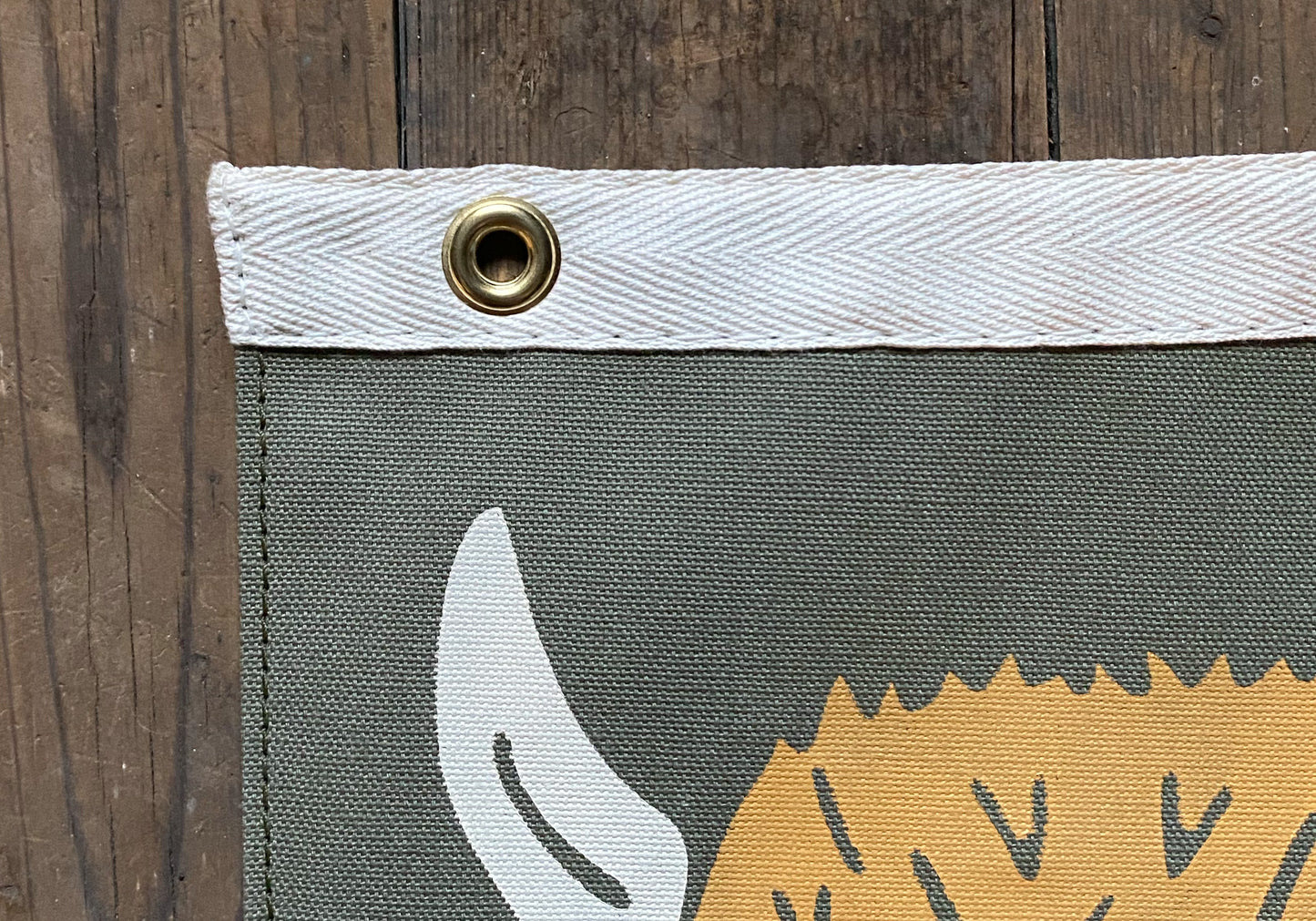 Bison Print Camp Flag
