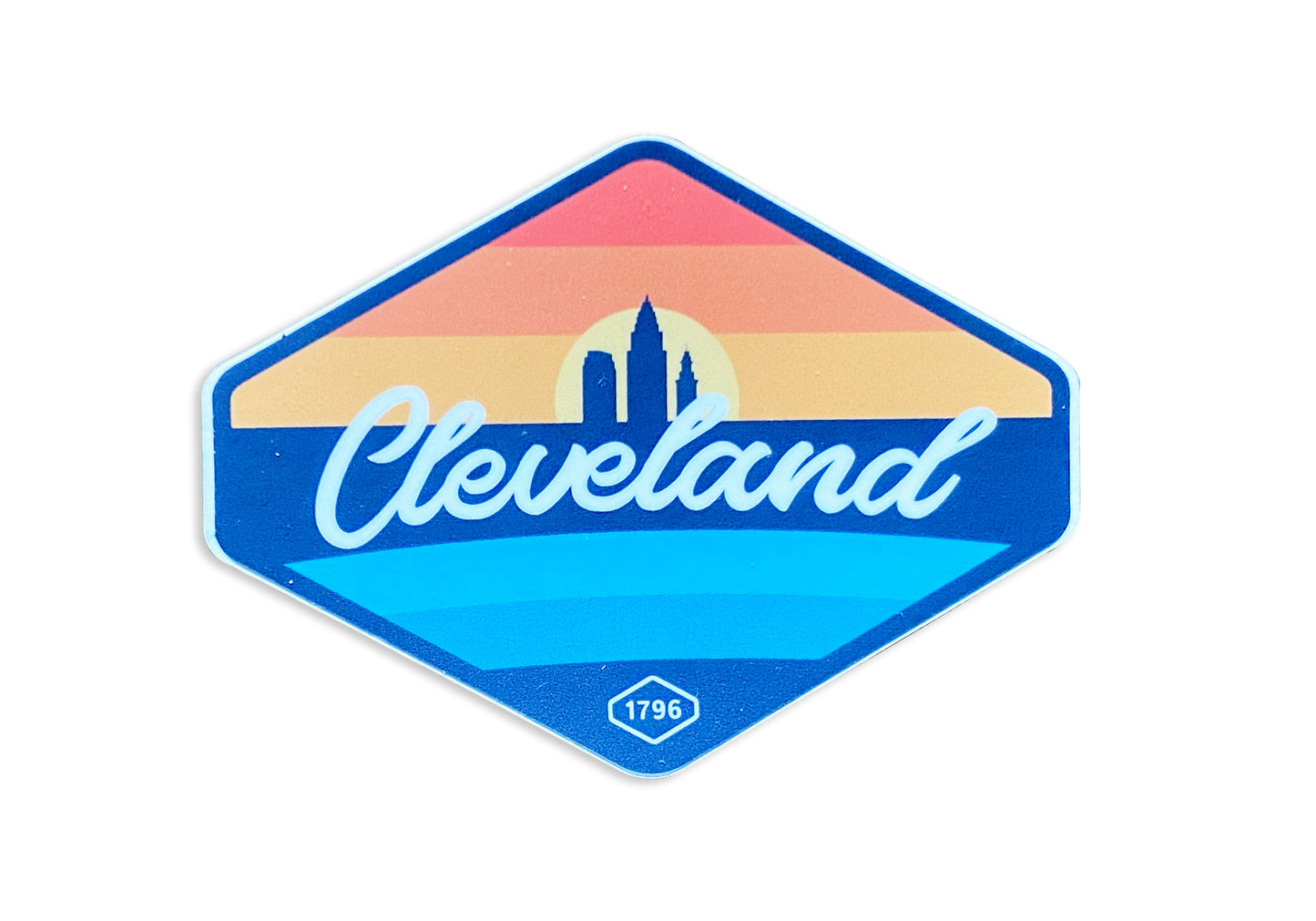 Cleveland 3" City Skyline Sticker