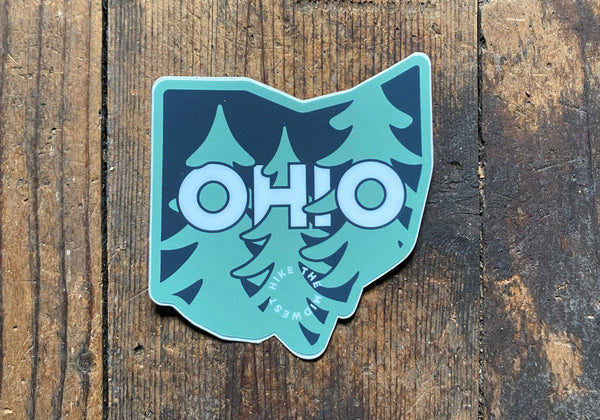 Hike Ohio 3" Forest Sticker