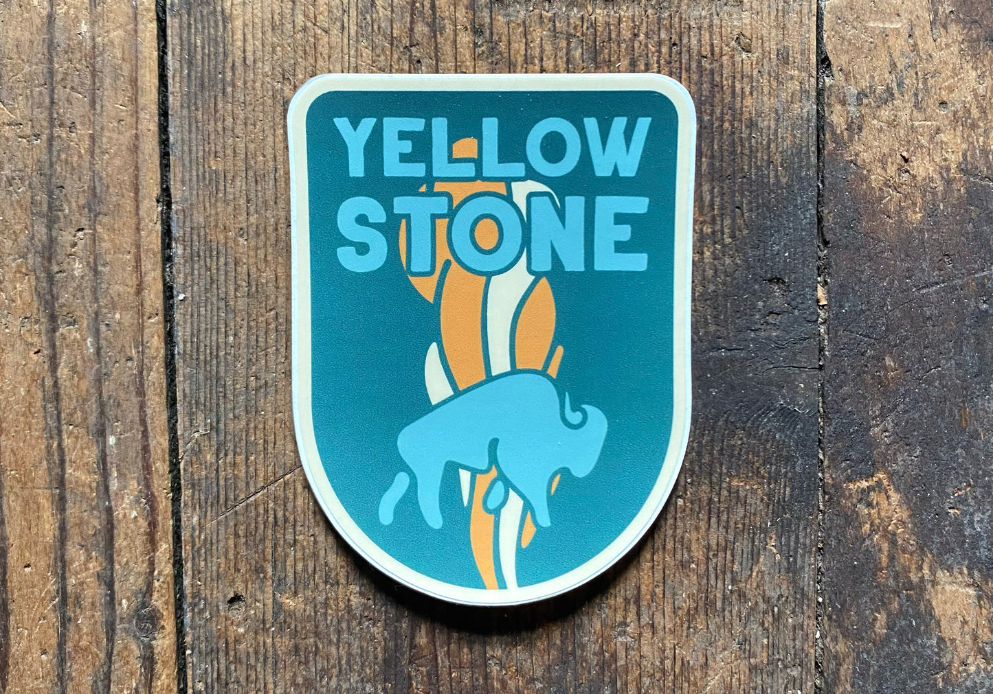 Yellowstone National Park 3" Bison Sticker
