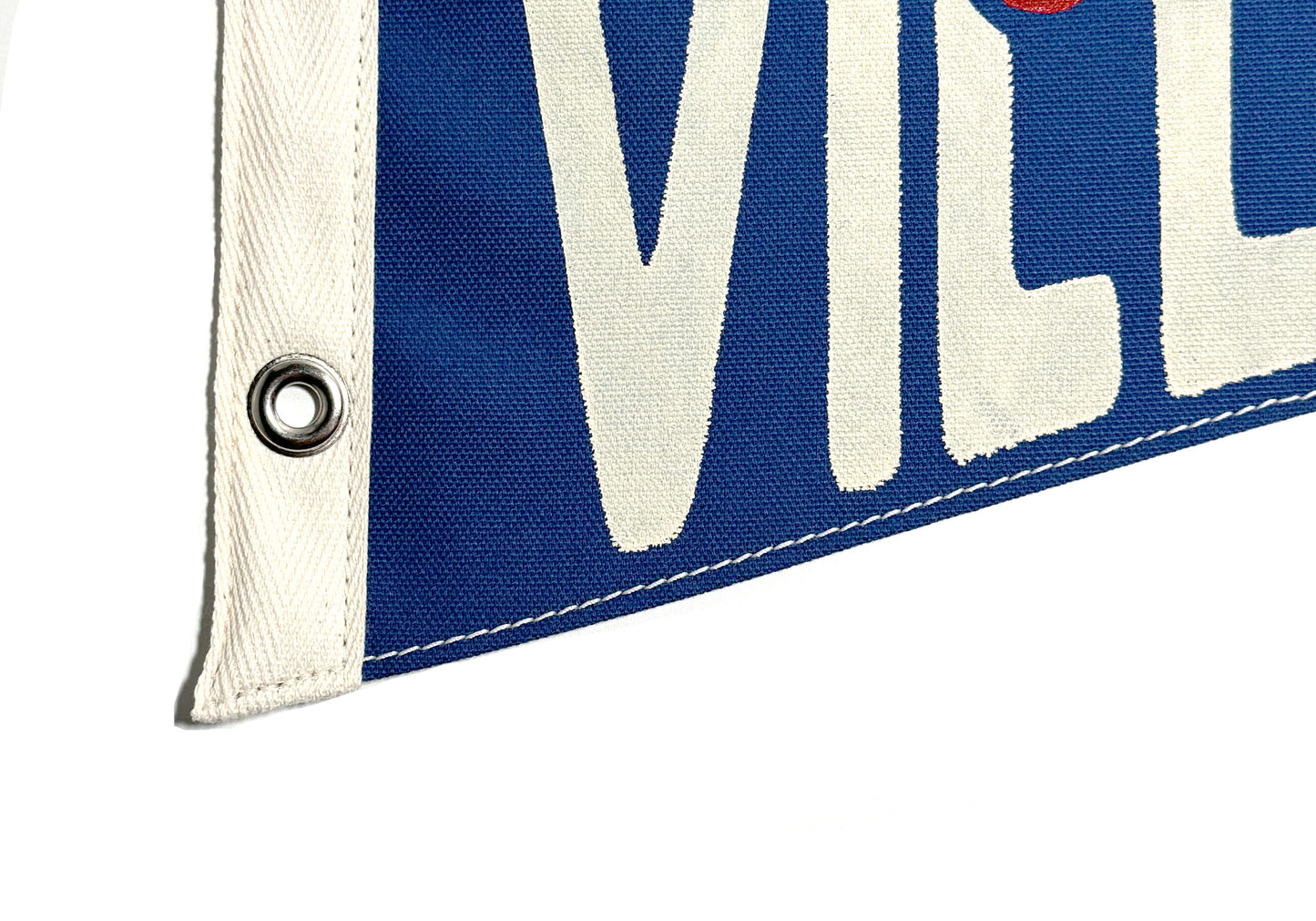 Bay Village Vintage-Inspired Canvas Pennant