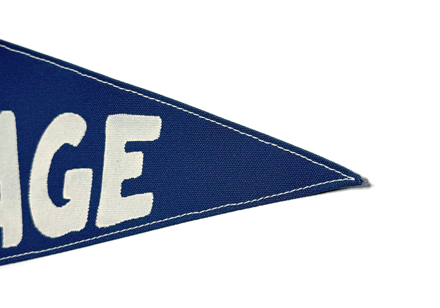 Bay Village Vintage-Inspired Canvas Pennant