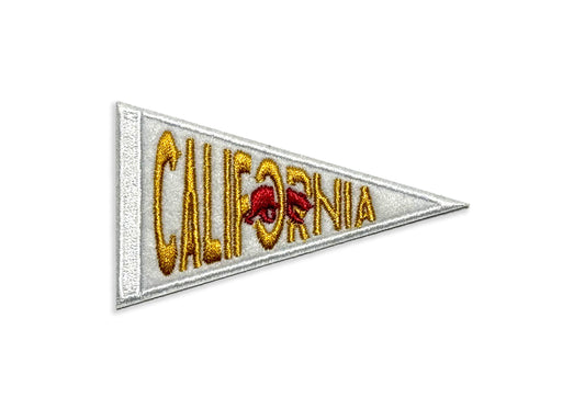 California Felt Iron-On Pennant Patch