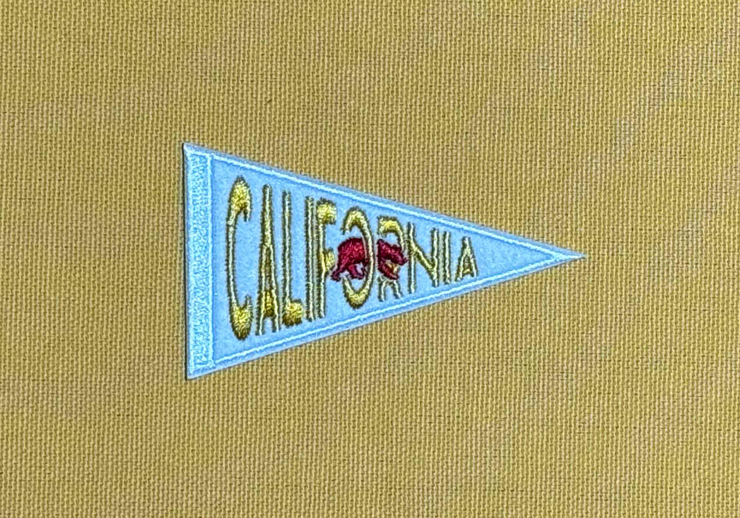 California Felt Iron-On Pennant Patch