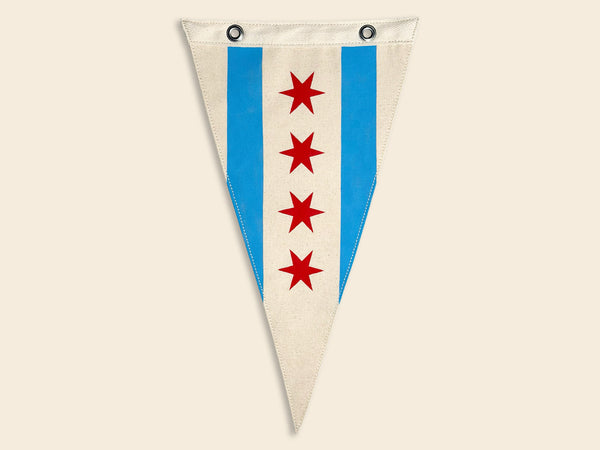 Chicago Flag Vintage-Inspired Pennant
