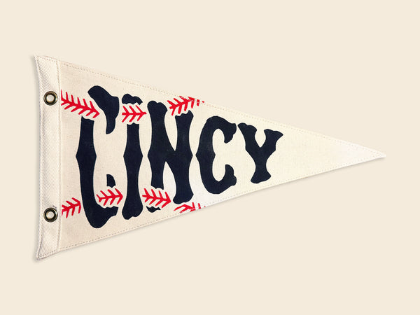 Cincy Baseball Vintage-Inspired Pennant