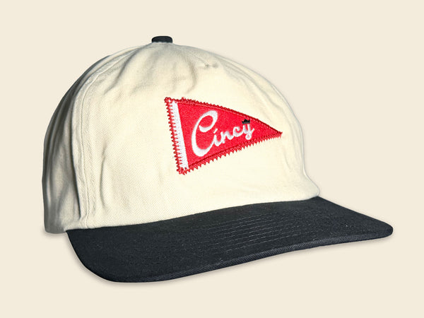Cincy Felt Patch Hat